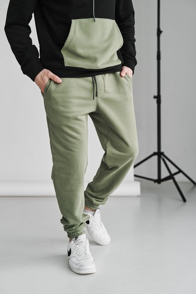 Спортивные штаны мужские весна осень 4SEASONS зеленые 1023 фото