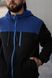 Спортивный костюм мужской весна осень HW CLUB с кофтой на замке синий 3655 фото 8
