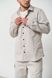 Костюм чоловічий карго весна осінь COTTON CARGO трійка (сорочка + штани + шорти) світлосірий 4230 фото 2