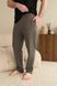 Пижама мужская COTTON BASIC футболка черная + штаны прямые серые 0817-5 фото 8