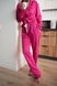 Пижама женская в полоску лен LINEN STRIP розовая 0363 фото 3