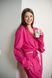 Пижама женская в полоску лен LINEN STRIP розовая 0363 фото 6