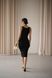 Платье футляр женское на лето миди YM BASIC черное YM-1011 фото 8