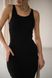Платье футляр женское на лето миди YM BASIC черное YM-1011 фото 7