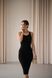 Платье футляр женское на лето миди YM BASIC черное YM-1011 фото 4