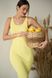 Сукня футляр жіноча на літо міді YM BASIC жовта YM-1012 фото 10