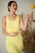 Сукня футляр жіноча на літо міді YM BASIC жовта YM-1012 фото 12