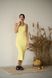 Сукня футляр жіноча на літо міді YM BASIC жовта YM-1012 фото 1