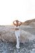 Комплект женский на лето лен топ + юбка CUBA молочный  1100 фото 2