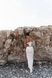 Комплект женский на лето лен топ + юбка CUBA молочный  1100 фото 8