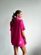 Костюм жіночий класичний на літо льон жакет + шорти YM PINK LOVE рожевий YM-1003 фото 10