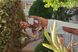 Комплект жіночий на літо льон топ + спідниця з квіткою CUBA молочний 1101 фото 3